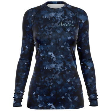 Chokefish™ Long Sleeve Rashguard Camouflage Woman's Shirt-014